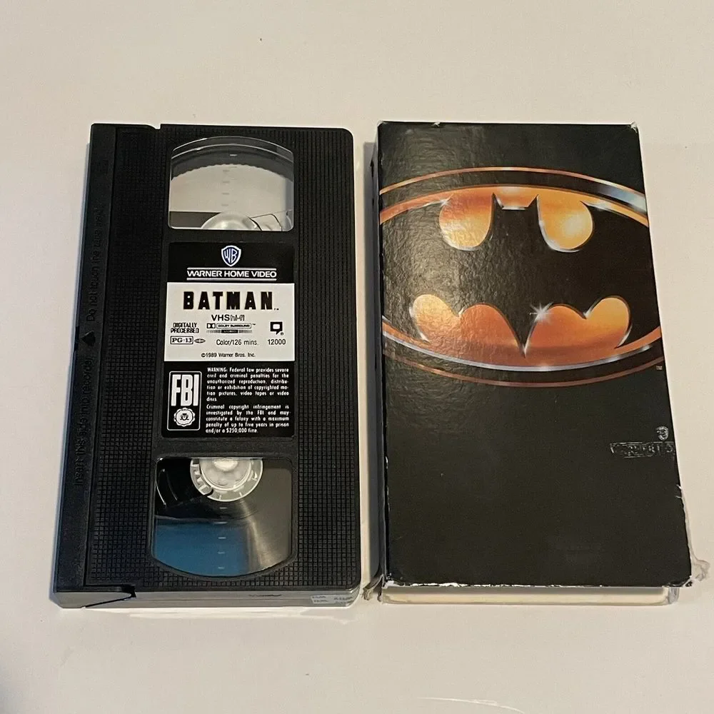 Batman VHS 1989 Michael Keaton Jack‎ Nicholson